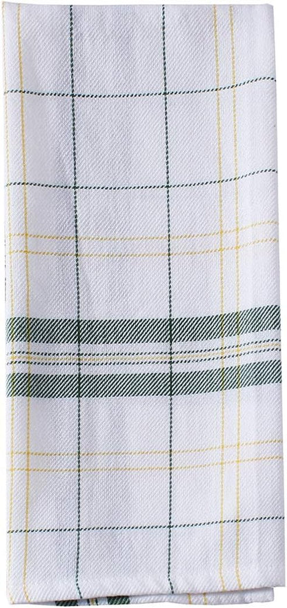 Cotton Kitchen Towels Set of 4 - Absorbent Dish Towels Set | 100% Premium Cotton, Size, Super Absorbent, Durable & Good Shape, Mindblowing Tips, Cotton, Lemon Yellow