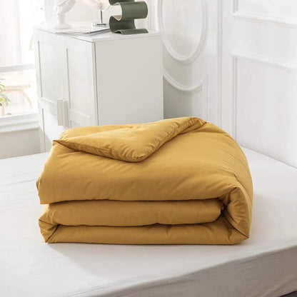 Mustard Yellow Comforter Set Twin Dark Yellow Bedding Comforter Sets for Girls Yellow Comforters Toddler Boys Mustard Comforter Ginger Yellow Bedding Sets Soft Dorm Comforter Twin