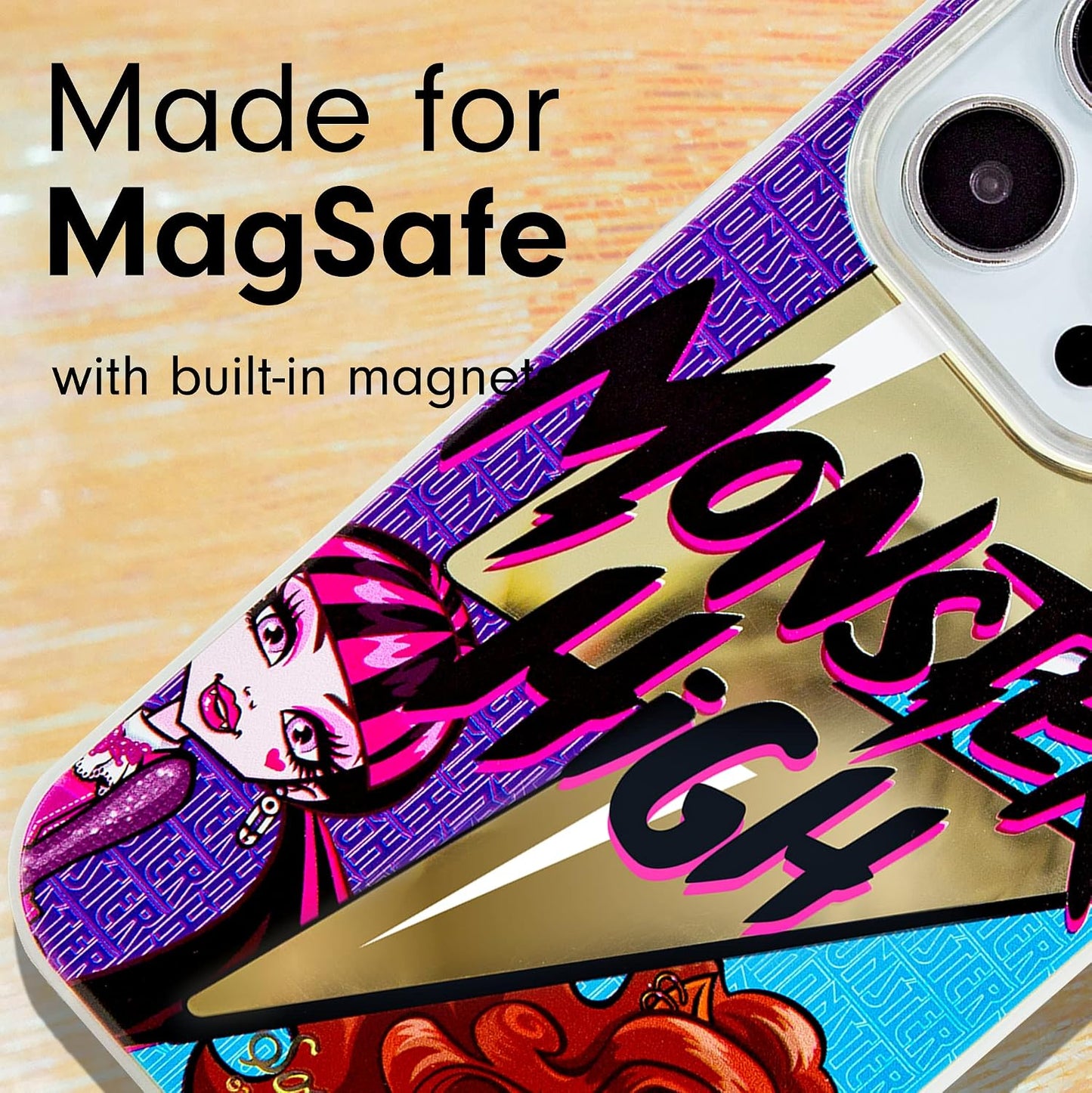Phone Case for iPhone 16 Pro Max | Compatible with MagSafe | 10ft Drop Tested | Lemon Gingham - Colors D