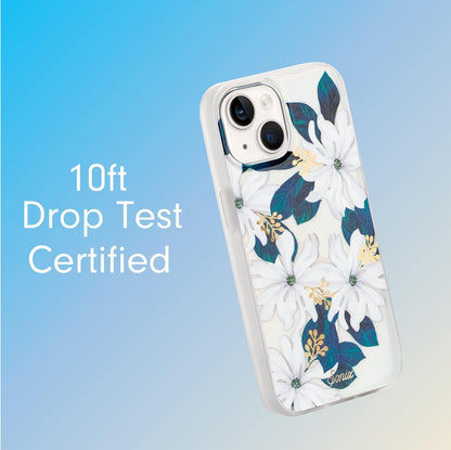 Phone Case for iPhone 16 Pro Max | Compatible with MagSafe | 10ft Drop Tested | Lemon Gingham - Colors D