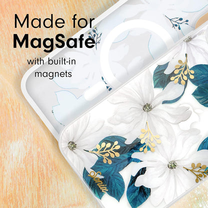 Phone Case for iPhone 16 Pro Max | Compatible with MagSafe | 10ft Drop Tested | Lemon Gingham - Colors D