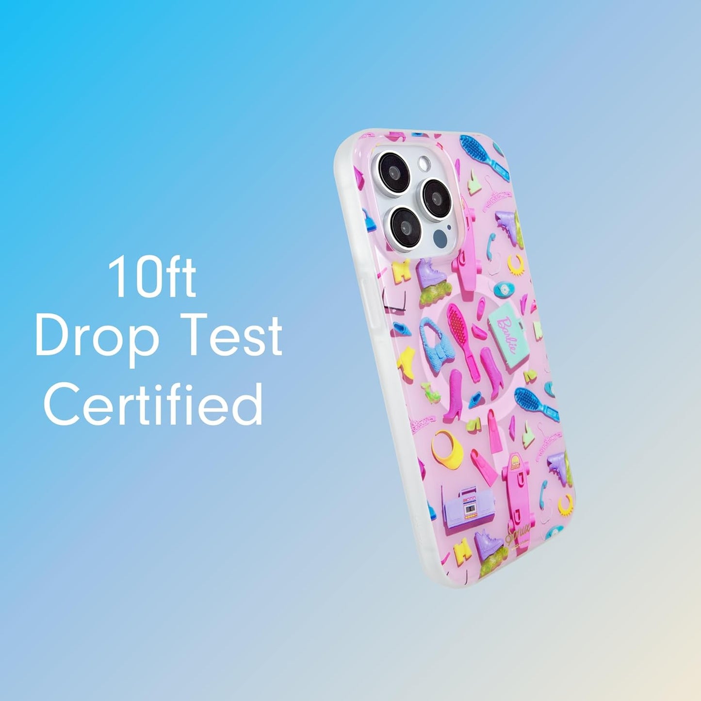 Phone Case for iPhone 16 Pro Max | Compatible with MagSafe | 10ft Drop Tested | Lemon Gingham - Colors D