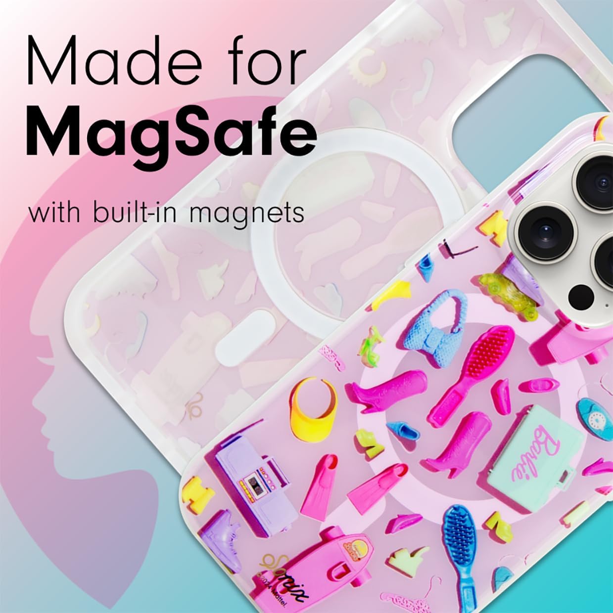 Phone Case for iPhone 16 Pro Max | Compatible with MagSafe | 10ft Drop Tested | Lemon Gingham - Colors D
