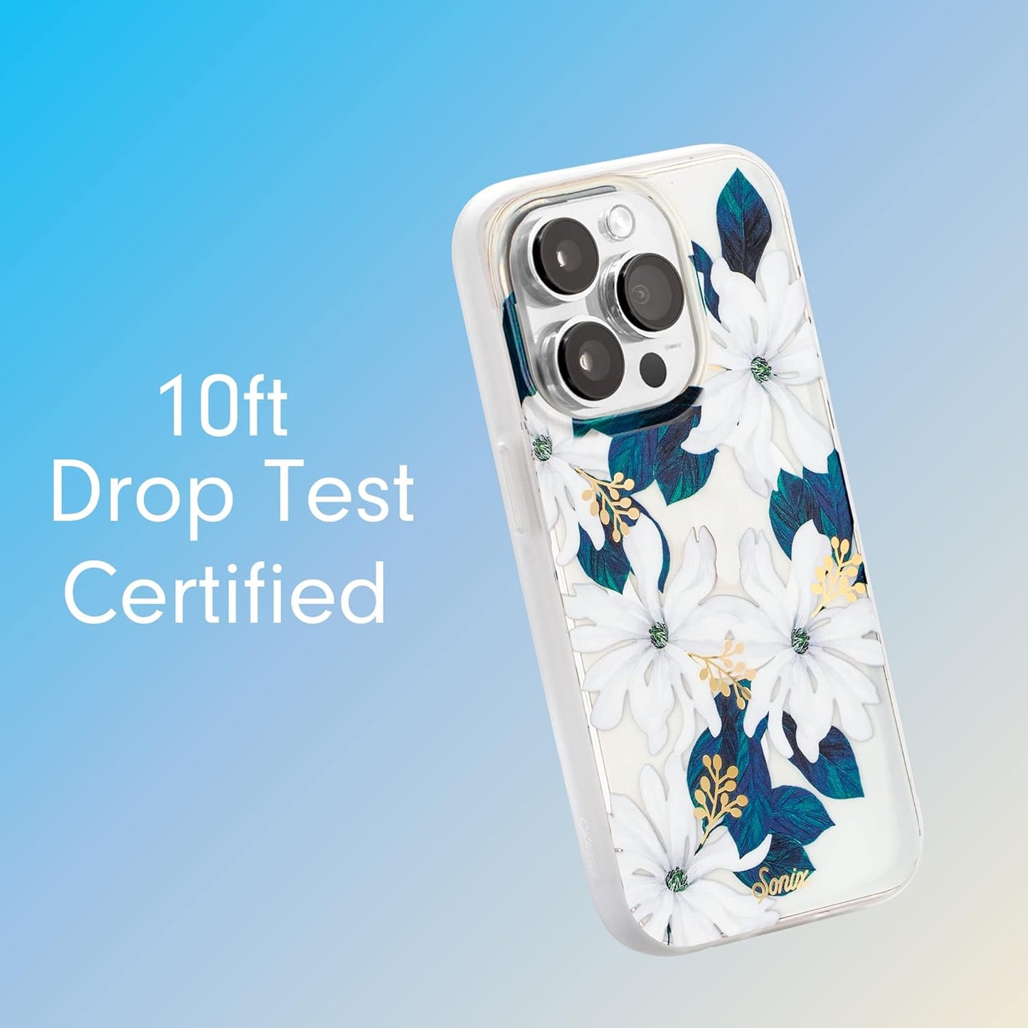Phone Case for iPhone 16 Pro Max | Compatible with MagSafe | 10ft Drop Tested | Lemon Gingham - Colors D