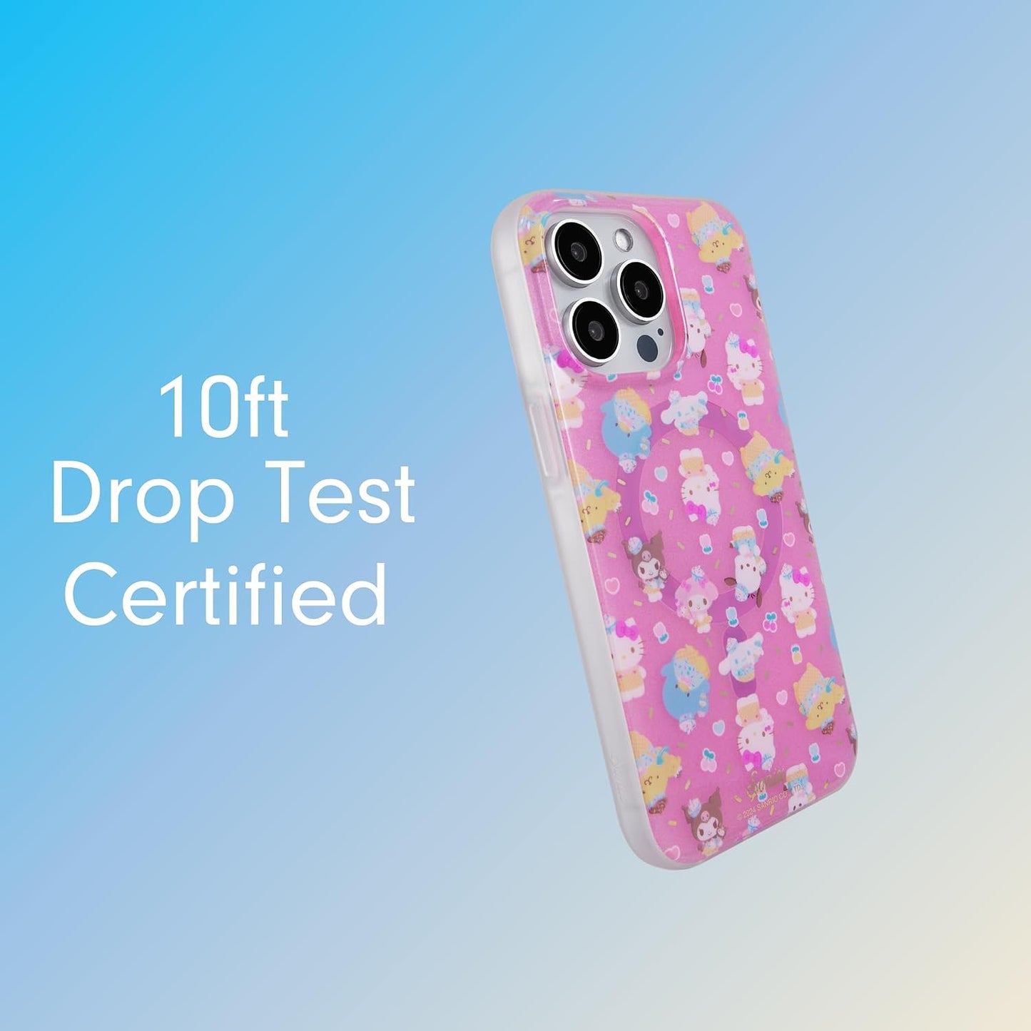 Phone Case for iPhone 16 Pro Max | Compatible with MagSafe | 10ft Drop Tested | Lemon Gingham - Colors D