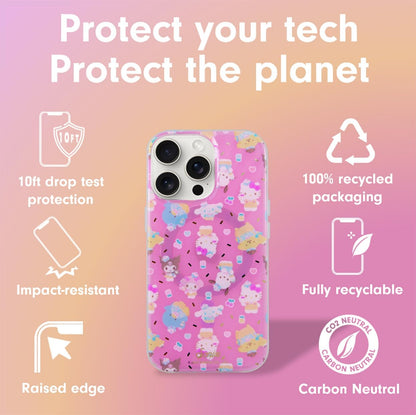 Phone Case for iPhone 16 Pro Max | Compatible with MagSafe | 10ft Drop Tested | Lemon Gingham - Colors D