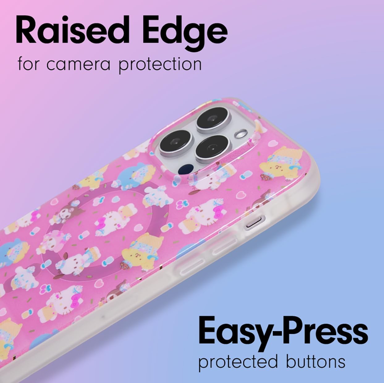 Phone Case for iPhone 16 Pro Max | Compatible with MagSafe | 10ft Drop Tested | Lemon Gingham - Colors D