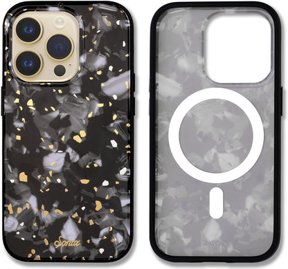 Phone Case for iPhone 16 Pro Max | Compatible with MagSafe | 10ft Drop Tested | Lemon Gingham - Colors D