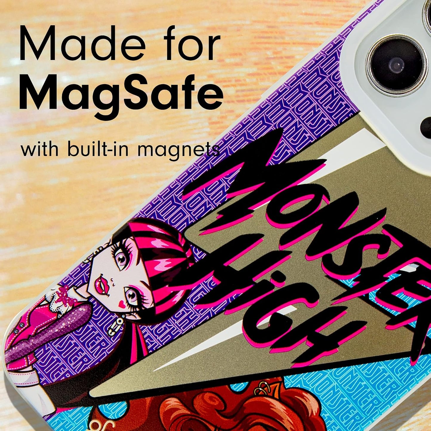 Phone Case for iPhone 16 Pro Max | Compatible with MagSafe | 10ft Drop Tested | Lemon Gingham - Colors D