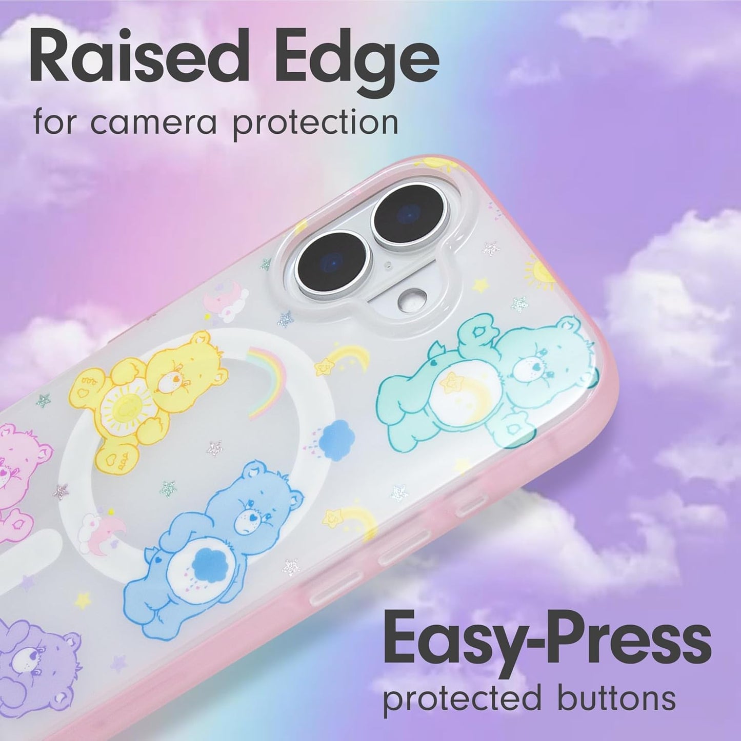 Phone Case for iPhone 16 Pro Max | Compatible with MagSafe | 10ft Drop Tested | Lemon Gingham - Colors D