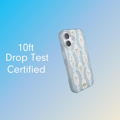 Phone Case for iPhone 16 Pro Max | Compatible with MagSafe | 10ft Drop Tested | Lemon Gingham - Colors D