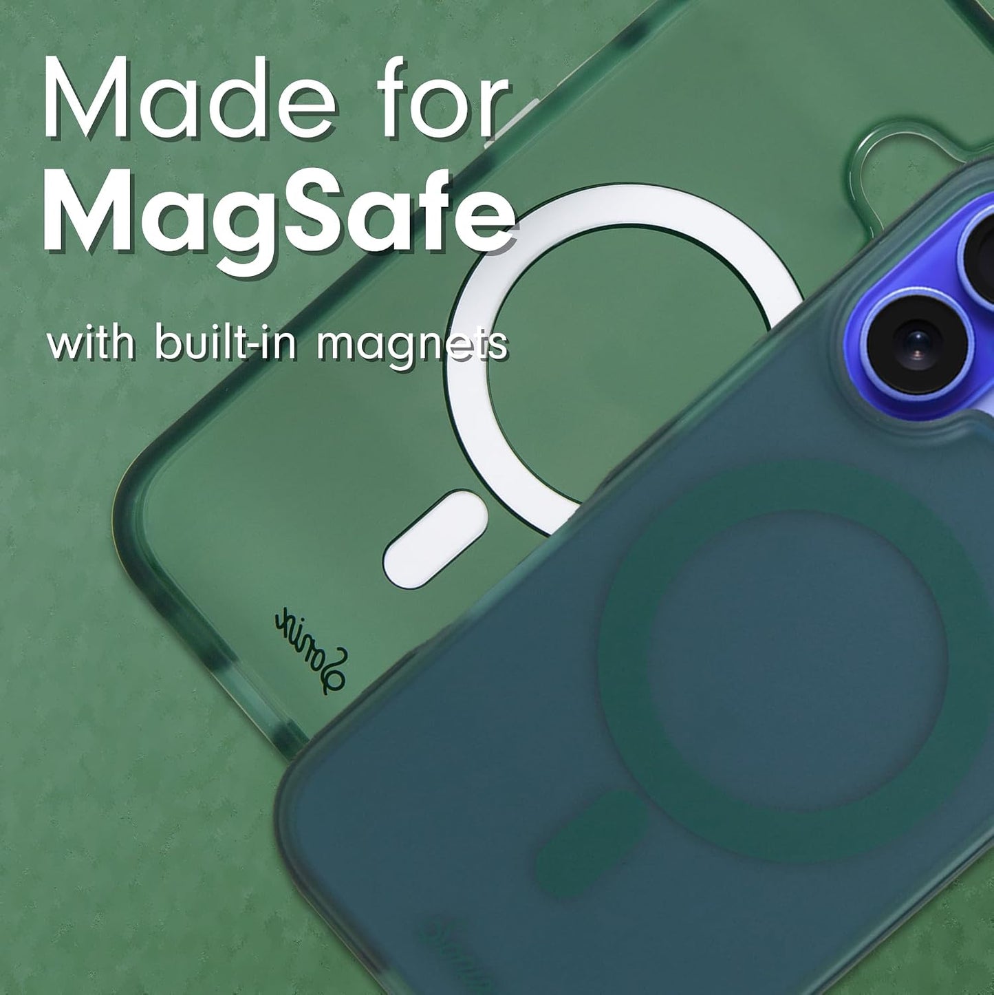 Phone Case for iPhone 16 Pro Max | Compatible with MagSafe | 10ft Drop Tested | Lemon Gingham - Colors D
