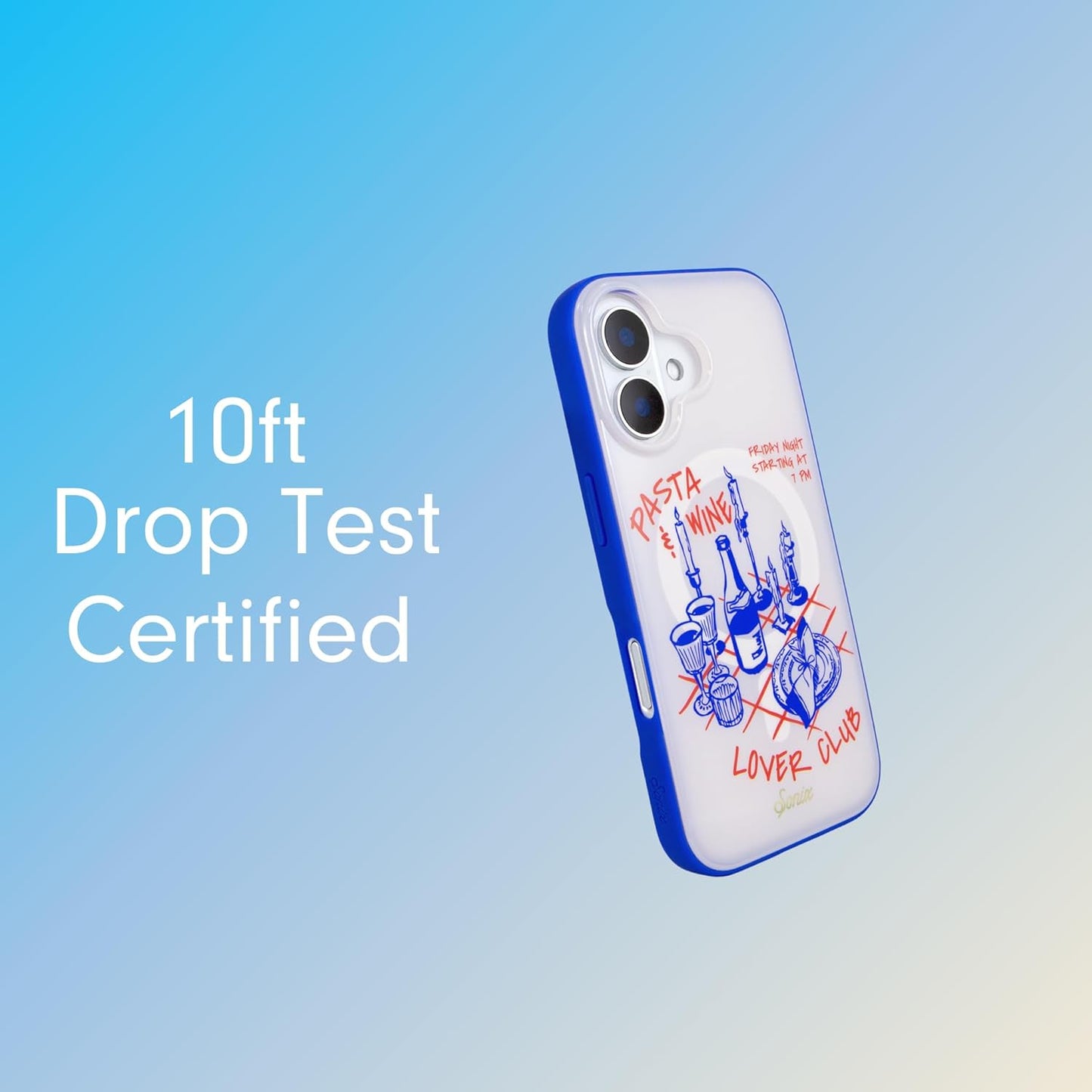Phone Case for iPhone 16 Pro Max | Compatible with MagSafe | 10ft Drop Tested | Lemon Gingham - Colors D