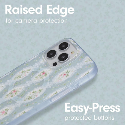 Phone Case for iPhone 16 Pro Max | Compatible with MagSafe | 10ft Drop Tested | Lemon Gingham - Colors D