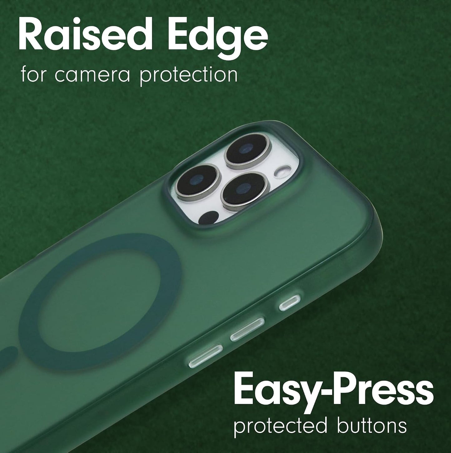 Phone Case for iPhone 16 Pro Max | Compatible with MagSafe | 10ft Drop Tested | Lemon Gingham - Colors D