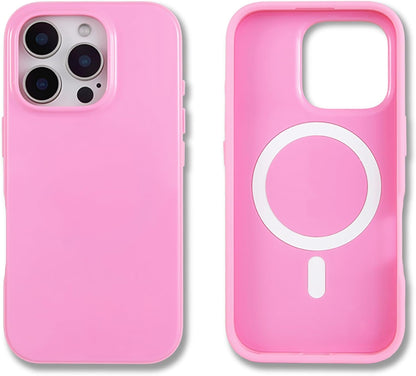 Phone Case for iPhone 16 Pro Max | Compatible with MagSafe | 10ft Drop Tested | Lemon Gingham - Colors D