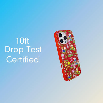 Phone Case for iPhone 16 Pro Max | Compatible with MagSafe | 10ft Drop Tested | Lemon Gingham - Colors D