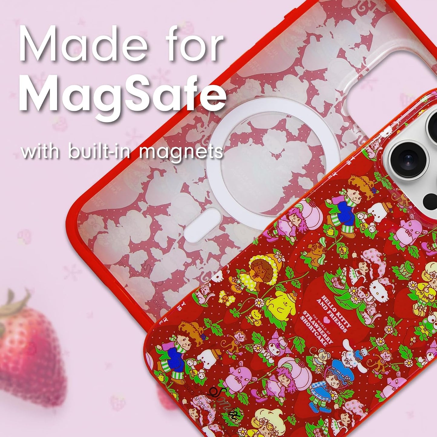 Phone Case for iPhone 16 Pro Max | Compatible with MagSafe | 10ft Drop Tested | Lemon Gingham - Colors D