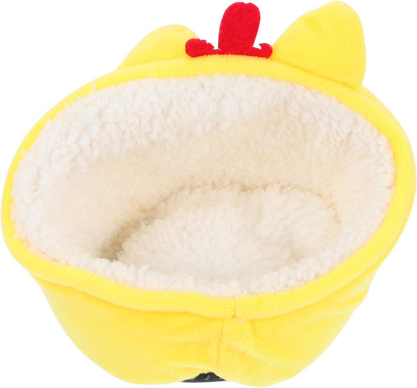 Hamster Warm Cave Cotton Nest Soft Pet Sleeping Bed Small Animal House Winter Hideout Cozy Yellow Sofa Bed for Guinea Pigs and Hamsters
