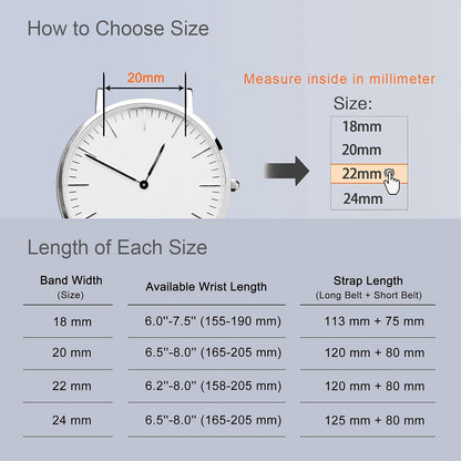 WOCCI 20mm Watch Bands - Premium Silicone Rubber Replacement Straps with Silver Buckle (Yellow)