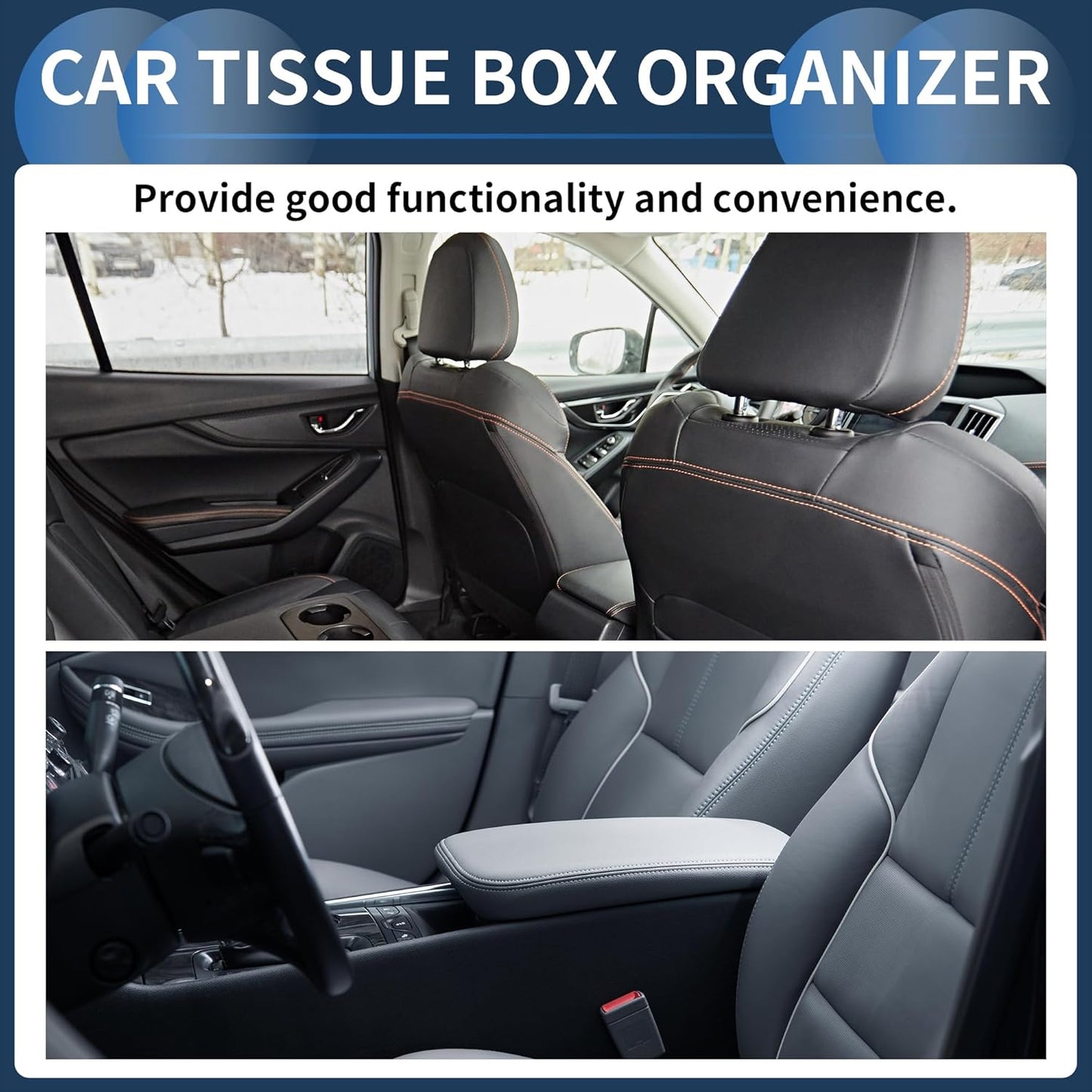 Car Tissue Holder Car Tissue Box Organizer Plush 11x16x6cm Yellow 1 Pc