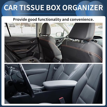 Car Tissue Holder Car Tissue Box Organizer Plush 11x16x6cm Yellow 1 Pc