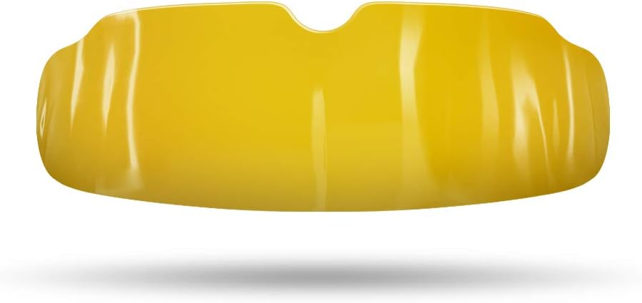 Impact Quick-Fit All Sports Mouthguard Boxing, MMA, Lacrosse, Football, Hockey, Basketball,Jiu-Jitsu, and More, Breathable Mouthguard for Adults, Yellow