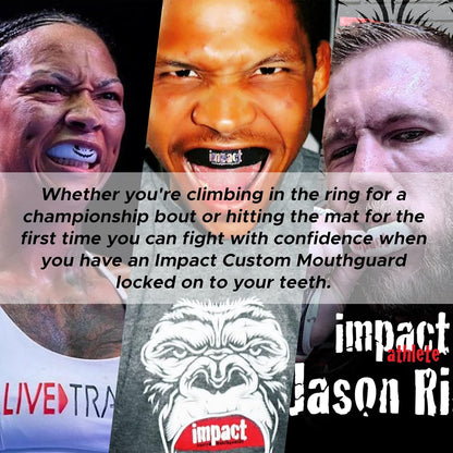 Impact Quick-Fit All Sports Mouthguard Boxing, MMA, Lacrosse, Football, Hockey, Basketball,Jiu-Jitsu, and More, Breathable Mouthguard for Adults, Yellow