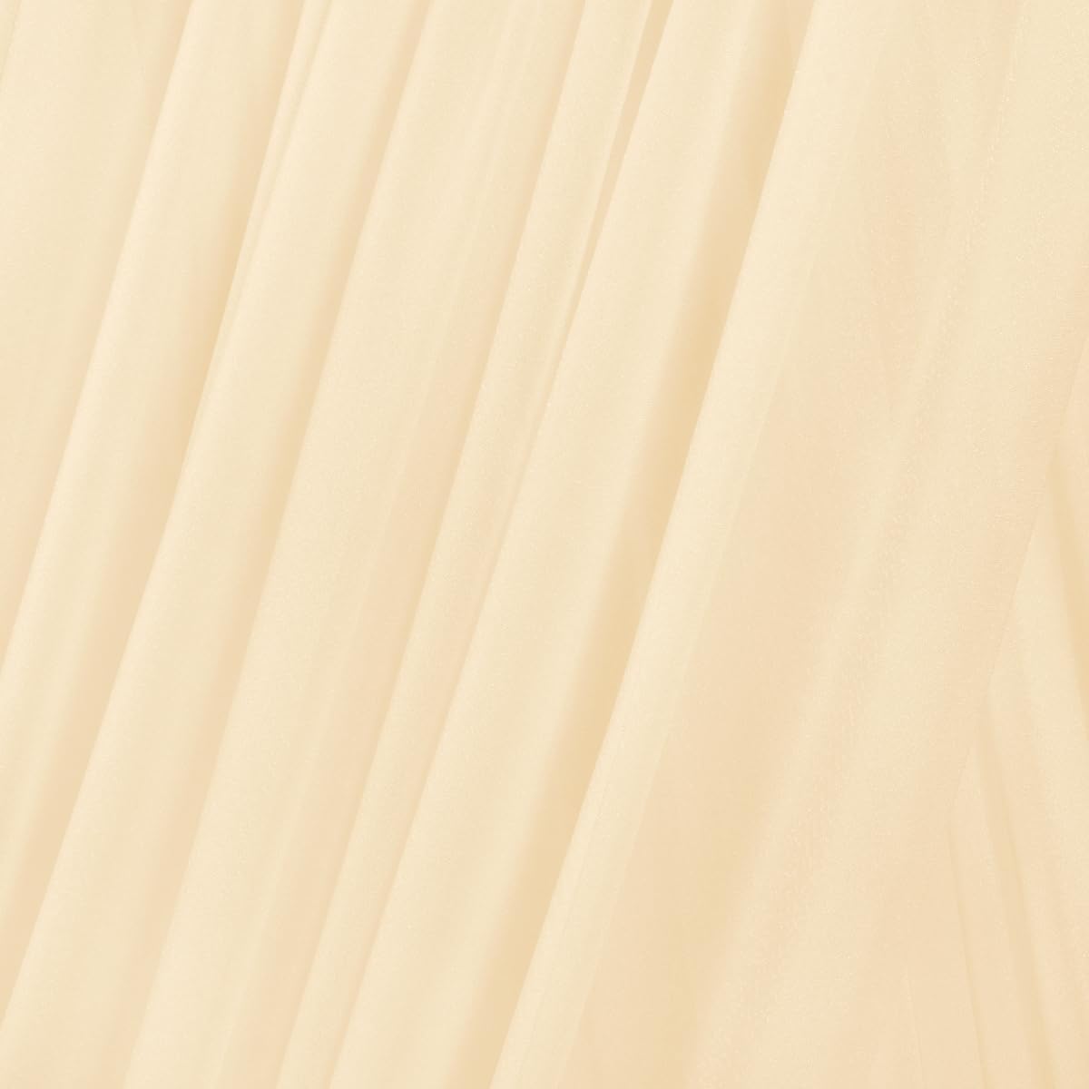 Yellow Wedding Arch Draping Fabric 1 Panel 29" x 20 FT Extra Long Gauze Drapes Sheer Backdrop Curtains 6.6 Yards Outdoor Drapery Panels for Wedding Baby Shower Party Ceiling Decoration