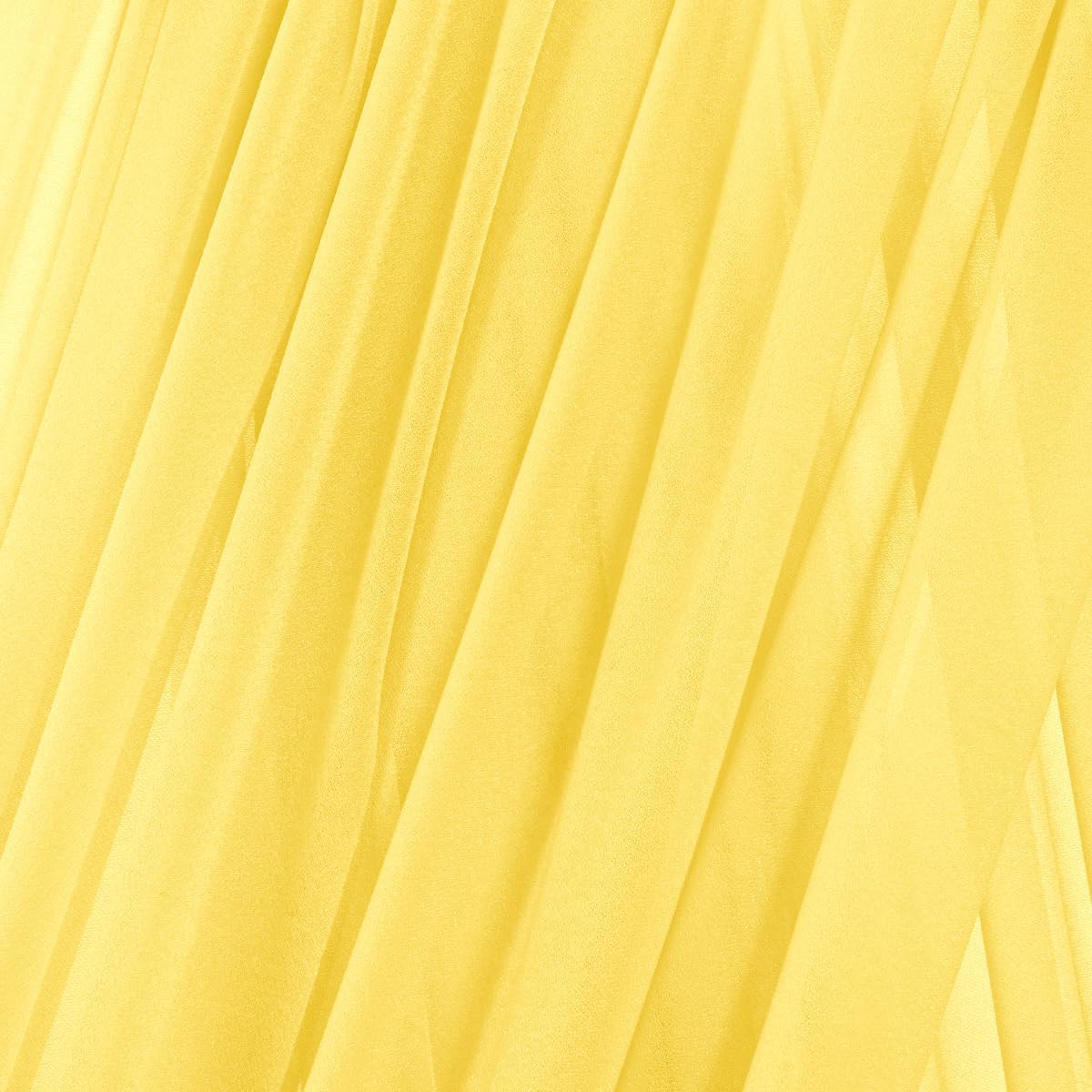 Yellow Wedding Arch Draping Fabric 1 Panel 29" x 20 FT Extra Long Gauze Drapes Sheer Backdrop Curtains 6.6 Yards Outdoor Drapery Panels for Wedding Baby Shower Party Ceiling Decoration