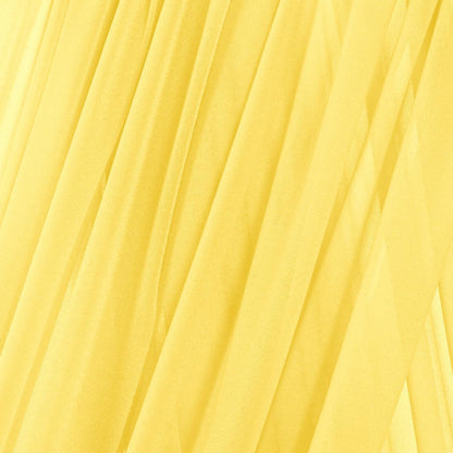 Yellow Wedding Arch Draping Fabric 1 Panel 29" x 20 FT Extra Long Gauze Drapes Sheer Backdrop Curtains 6.6 Yards Outdoor Drapery Panels for Wedding Baby Shower Party Ceiling Decoration