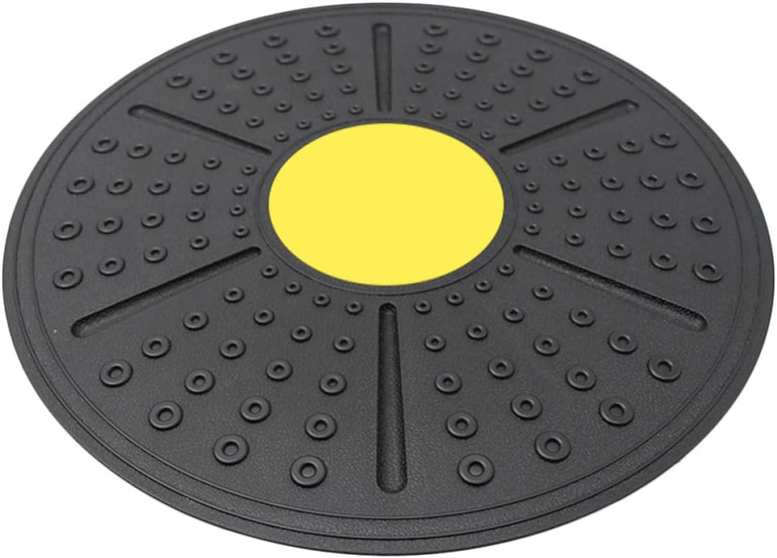 Balance Training Board for Sensory Rehabilitation, Household Equilibrium Pedal Fitness Equipment, Yellow Balance Trainer for Core Stability and Exercise