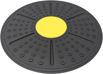 Balance Training Board for Sensory Rehabilitation, Household Equilibrium Pedal Fitness Equipment, Yellow Balance Trainer for Core Stability and Exercise
