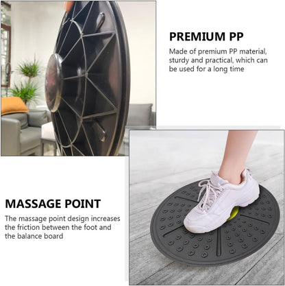 Balance Training Board for Sensory Rehabilitation, Household Equilibrium Pedal Fitness Equipment, Yellow Balance Trainer for Core Stability and Exercise