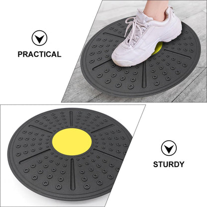 Balance Training Board for Sensory Rehabilitation, Household Equilibrium Pedal Fitness Equipment, Yellow Balance Trainer for Core Stability and Exercise