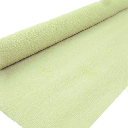Premium Italian Crepe Paper Roll Heavy-Weight 180 gram-24 Colors for Choose (Lemon Yellow)