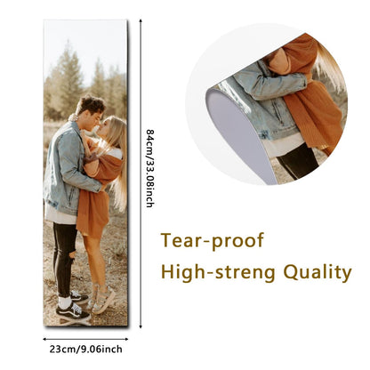 Personalized Skateboard Grip Tape, Custom Waterproof Scooter Stickers Non-Slip Shockproof Matte Grips Add Your Photo Logo Text, Yellow