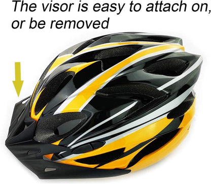 Adult Bike Helmet One-Piece Adjustable Head Safety Protection | for Mountain & Road Bikes,Mens Bike Helmet,Riding Helmet,Womens Bike Helmet