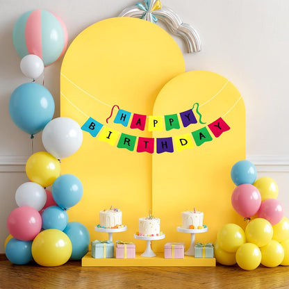 Yellow Arch Backdrop Covers - 7.2FT, 6FT Spandex Fitted Wedding Arch Stand Covers Round Top Chiara Arch Backdrop Cover for Wedding Birthday Party Decoration
