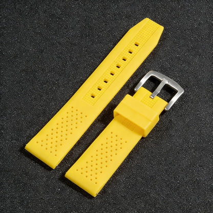 Silicone Watch Bands 16mm 18mm 20mm 22mm 24mm Replacement Rubber Diving Watch Straps Waterproof Sport with Stainless Steel Buckle Unisex for Men and Women