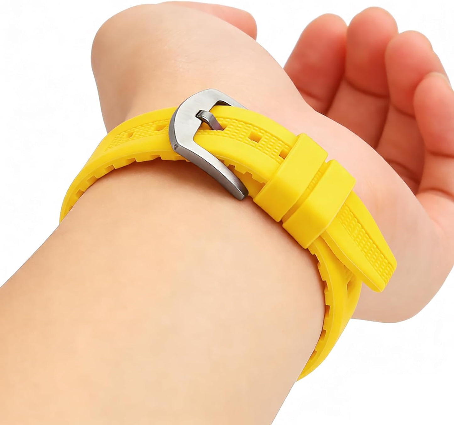 Silicone Watch Bands 16mm 18mm 20mm 22mm 24mm Replacement Rubber Diving Watch Straps Waterproof Sport with Stainless Steel Buckle Unisex for Men and Women