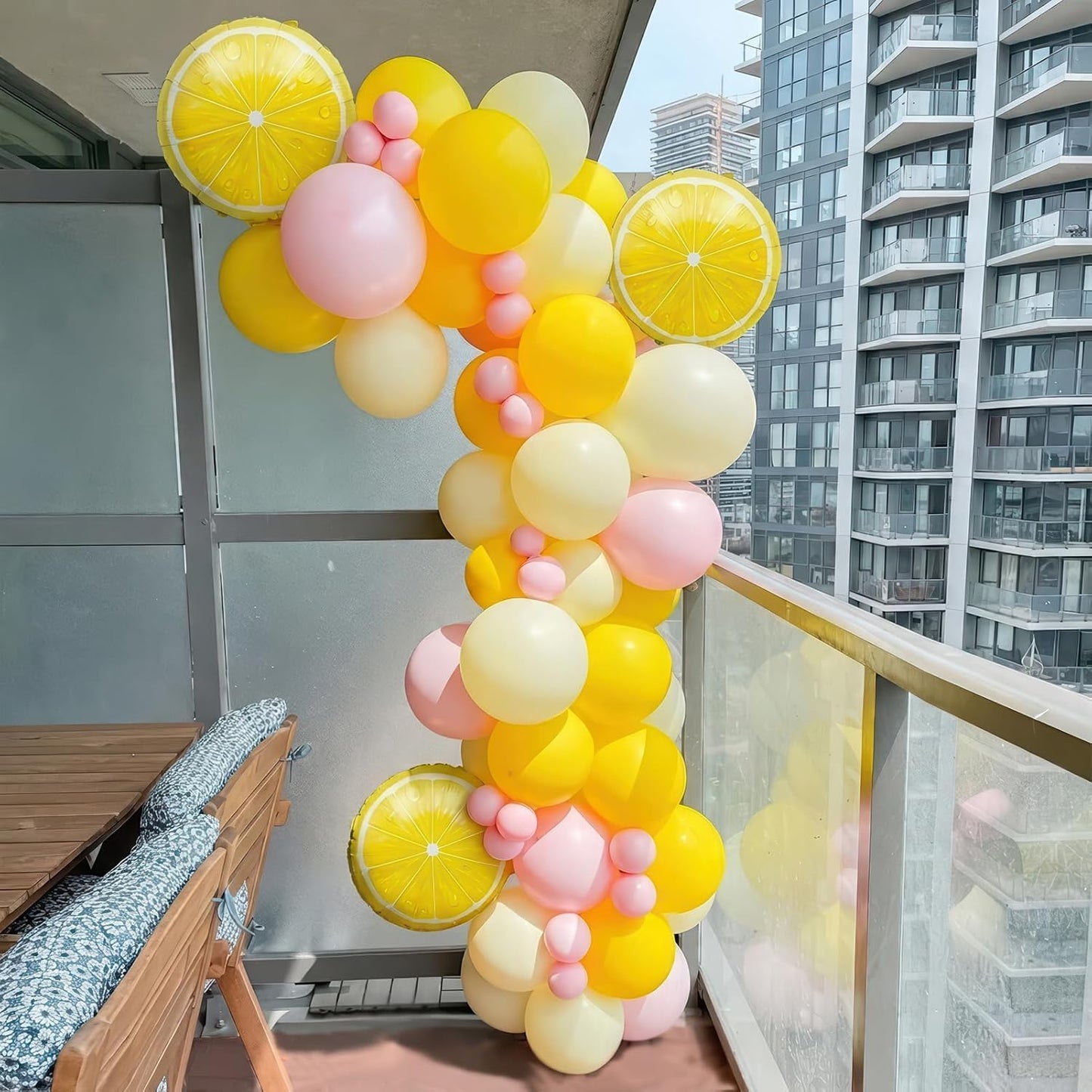 Pastel Yellow Balloon Garland Kit 127Pcs Lemon balloon arch For baby shower Lemonade party main squeeze bridal shower decorations