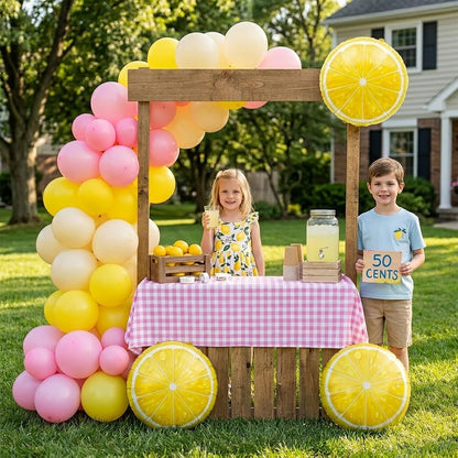 Pastel Yellow Balloon Garland Kit 127Pcs Lemon balloon arch For baby shower Lemonade party main squeeze bridal shower decorations