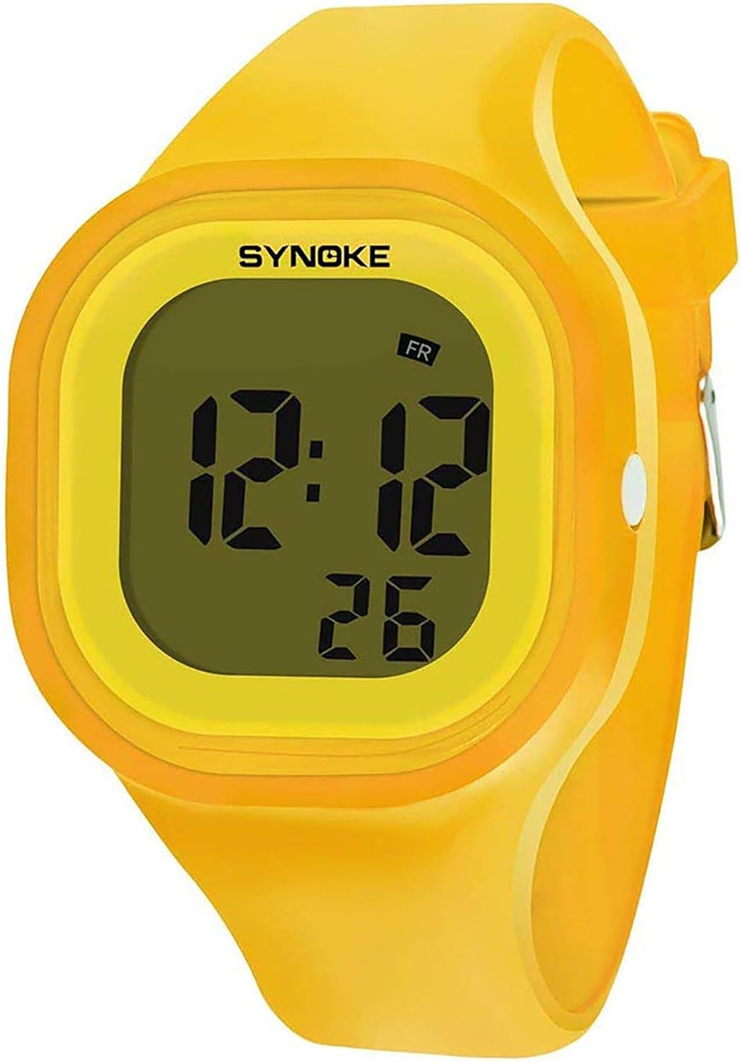 Gosasa Male and Female Digital Sports Watches LED Electron Silicone Watch | 7 Color LED Backlight,50M Water Resistant,Detachable Watch Case Design