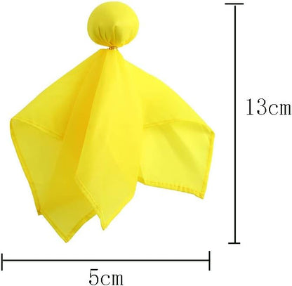 6 Pieces Football Referee Flag Tossing Flags Football Penalty Flag Footballs Challenge Flags for Party Accessory(Yellow, Red)