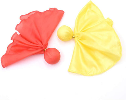 6 Pieces Football Referee Flag Tossing Flags Football Penalty Flag Footballs Challenge Flags for Party Accessory(Yellow, Red)