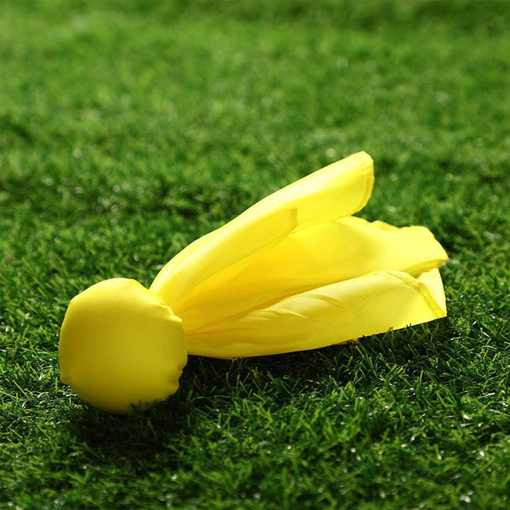 6 Pieces Football Referee Flag Tossing Flags Football Penalty Flag Footballs Challenge Flags for Party Accessory(Yellow, Red)