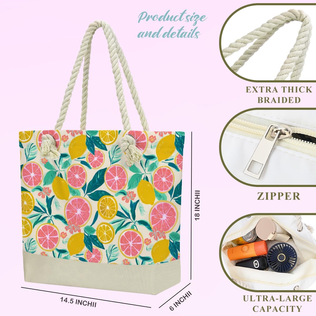 Beach Bags for Women, Wet Bag Cosmetic Bag for Beach Toiletries, Summer Travel Essentials, Gifts for Women