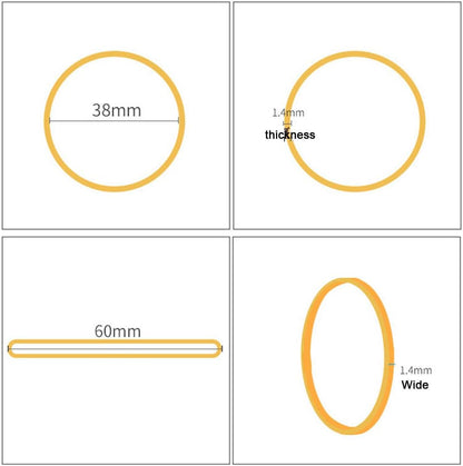 Rubber Bands Size16 Elastic Small Rubber Band #16 yellow 600Pcs Heavy Duty | Rubber Bands for Office Supplies File Folders Box Home
