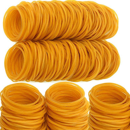 Rubber Bands Size16 Elastic Small Rubber Band #16 yellow 600Pcs Heavy Duty | Rubber Bands for Office Supplies File Folders Box Home